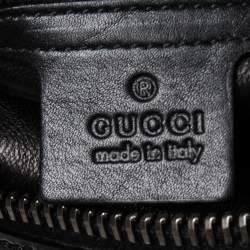 Pre Owned Gucci Blue/Black Python Galaxy Satchel