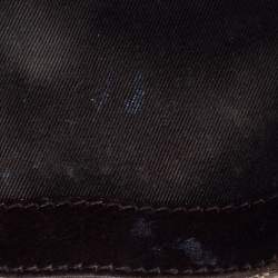 Pre Owned Gucci Brown/Beige GG Canvas Horsebit Chain Clutch