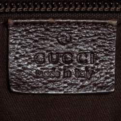 Pre Owned Gucci Beige GG Canvas Medium Web Double Pocket Messenger Bag