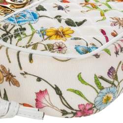 Gucci Multicolor Floral Quilted Canvas Zumi Shoulder Bag
