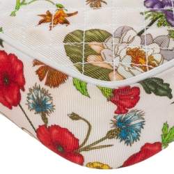 Gucci Multicolor Floral Quilted Canvas Zumi Shoulder Bag