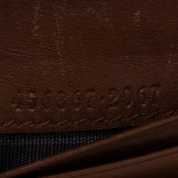 مملوكة مسبقًا Gucci Beige GG Supreme Canvas Limited Edition Bird Embroidered Bifold Card Holder