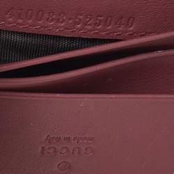 مملوكة مسبقًا Gucci Beige/Pink GG Supreme Canvas Blooms Card Case