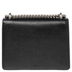 Pre Owned حقيبة كتف غوتشي ميني ديونيسوس جلد أسود