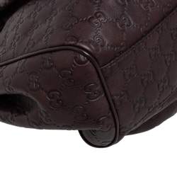 مملوكة مسبقًا Gucci Dark Brown Guccissima Leather Medium Sukey Tote