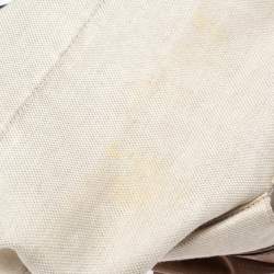 Pre Owned حقيبة غوتشي سوهو جلد بيج لامع متوسطة