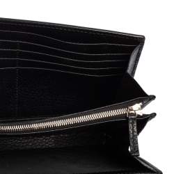 Pre Owned Gucci Black Leather Mini Dionysus Wallet On Chain