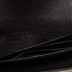 Pre Owned Gucci Black Leather Mini Dionysus Wallet On Chain