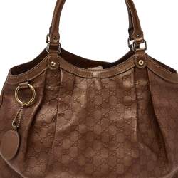 مملوكة مسبقًا Gucci Copper Guccissima Leather Large Sukey Tote