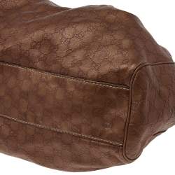 مملوكة مسبقًا Gucci Copper Guccissima Leather Large Sukey Tote