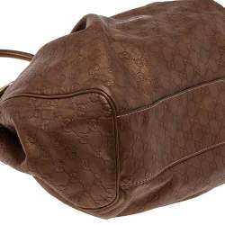 مملوكة مسبقًا Gucci Copper Guccissima Leather Large Sukey Tote