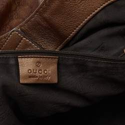 مملوكة مسبقًا Gucci Copper Guccissima Leather Large Sukey Tote