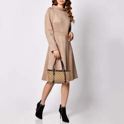 مملوكة مسبقًا Gucci Beige GG Canvas And Leather Tote