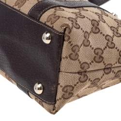 مملوكة مسبقًا Gucci Beige GG Canvas And Leather Tote