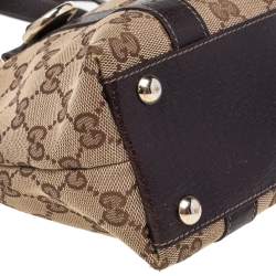 مملوكة مسبقًا Gucci Beige GG Canvas And Leather Tote