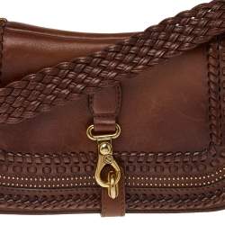مملوكة مسبقًا Gucci Brown Leather Marrakech Shoulder Bag