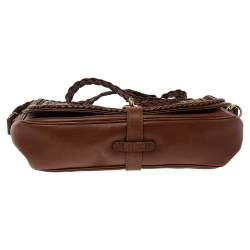 مملوكة مسبقًا Gucci Brown Leather Marrakech Shoulder Bag