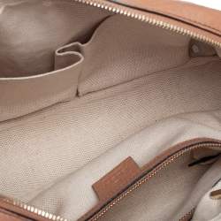 Pre Owned حقيبة كتف غوتشي سلسلة سوهو متوسطةجلد بيج