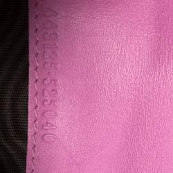 مملوكة مسبقًا  حافظة بطاقات غوتشي مارمونت جي جي جلد ماتيلاس وردي