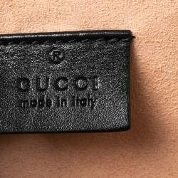 مملوكة مسبقًا Gucci Black Leather Small Dionysus Embellished Shoulder Bag