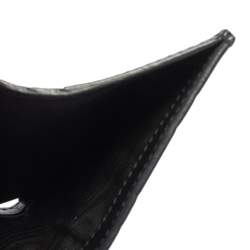 Pre Owned حافظة بطاقات غوتشي جلد غوتشيسيما أسود