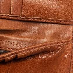 Gucci Brown Guccissima Leather French Wallet