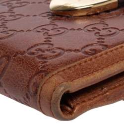 Gucci Brown Guccissima Leather French Wallet