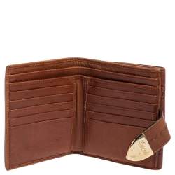 Gucci Brown Guccissima Leather French Wallet