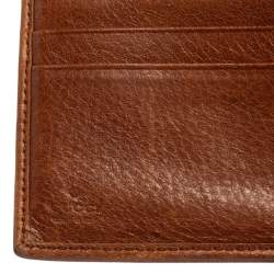 Gucci Brown Guccissima Leather French Wallet