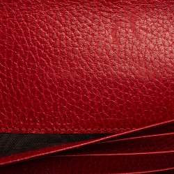 Gucci Red Leather Dionysus Wallet On Chain