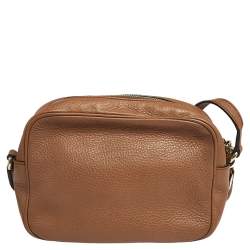 مملوكة مسبقًا حقيبة كروس غوتشي سوهو ديسكو بني فاتح صغيرة 