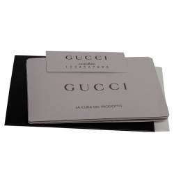 م ملوكة مسبقًا Gucci Grey Duilio Brogue Leather Horsebit Shoulder Bag