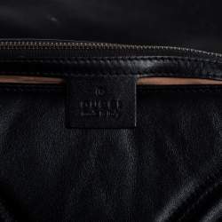 مملوكة مسبقًا حقيبة كتف غوتشي جي جي مارمونت جلد ماتيلاس أسود صغيرة 