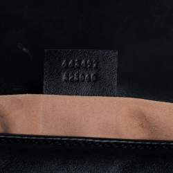 مملوكة مسبقًا حقيبة كتف غوتشي جي جي مارمونت جلد ماتيلاس أسود صغيرة 