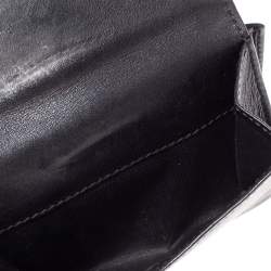 Gucci Black Leather Babouska Compact Wallet