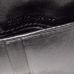 Gucci Black Leather Babouska Compact Wallet