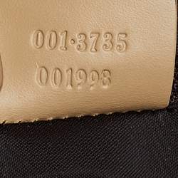 مملوكة مسبقًا حقيبة هوبو غوتشي جاكي كانفاس وجلد بيج صغيرة