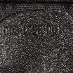 Pre Owned Gucci Black Leather Bamboo Backpack