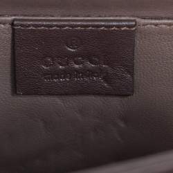 Pre Owned حقيبة كتف غوتشي  جلد ثعبان متعدد الألوان جي جي متداخلة صغيرة