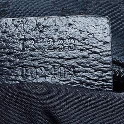 مملوكة مسبقًا Gucci Black GG Canvas Large Web Handle Vertical Tote Bag