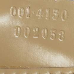 Pre Owned Gucci Cream Shine Leather Vintage Lock Shoulder Bag