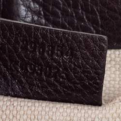 مملوكة مسبقًا Gucci Ebony/Beige GG Canvas and Leather Dressage Shoulder Bag