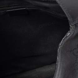 Pre Owned Gucci Black GG Canvas And Leather Jackie O Hobo