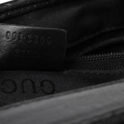 Pre Owned Gucci Black GG Canvas And Leather Jackie O Hobo