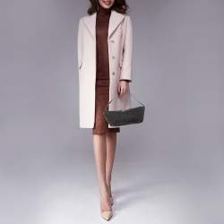 مملوكة مسبقًا Gucci Black GG Canvas And Leather Boat Pochette Bag