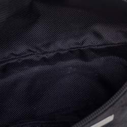 مملوكة مسبقًا Gucci Black GG Canvas And Leather Boat Pochette Bag