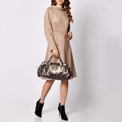 مملوكة مسبقًا Gucci Metallic Gold Leather Hysteria Bag