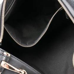 Pre Owned Gucci Black GG Canvas and Leather Medium Pelham Messenger Bag