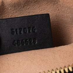 Pre Owned Gucci Brown Suede and Patent Leather GG Ophidia Belt Bag