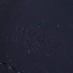 Pre Owned Gucci Navy Blue Guccissima Rubber Shima Travel Case